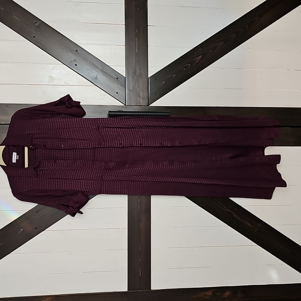 Calvin Klein Plum Textured Dress